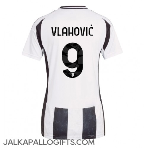 Juventus Dusan Vlahovic #9 Kotipaita Naiset 2024-25 Lyhythihainen